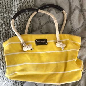 Kate Spade canvas ‘Rudy Hit the Dock’ shoulder bag